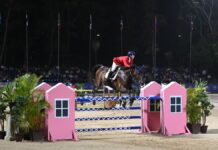 Jinete criollo Luis Larrazábal con oro en salto ecuestre de Centroamericanos