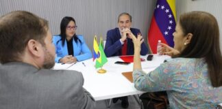 Venezuela y Brasil evalúan agenda bilateral de cooperación