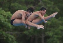 Clavadistas venezolanos en Santa Fe 2026