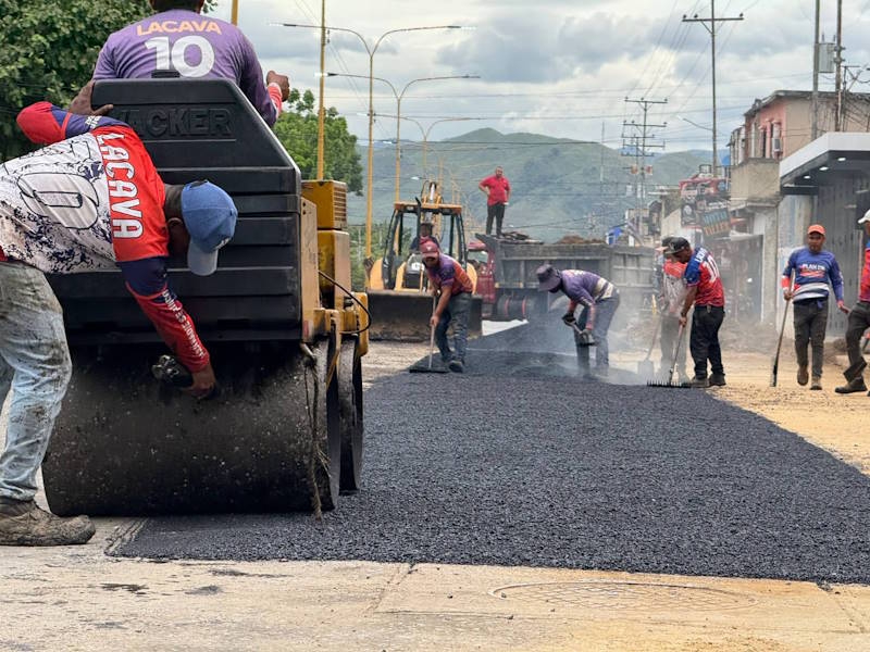 Plan de asfaltado en Valencia alcanza las 7 mil toneladas asfaltado en Valencia