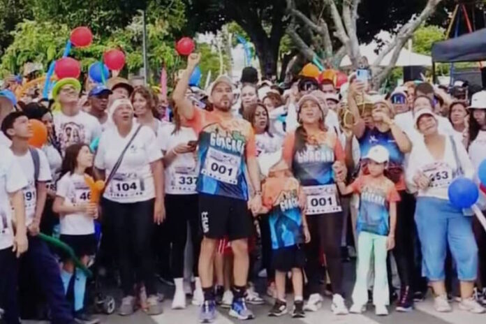 Celebrada con éxito caminata familiar 6k en honor a San Agustín caminata familiar 6k