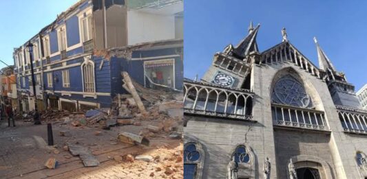 cúpula de la Catedral Basílica Metropolitana-terremoto en Colombia-Chocó