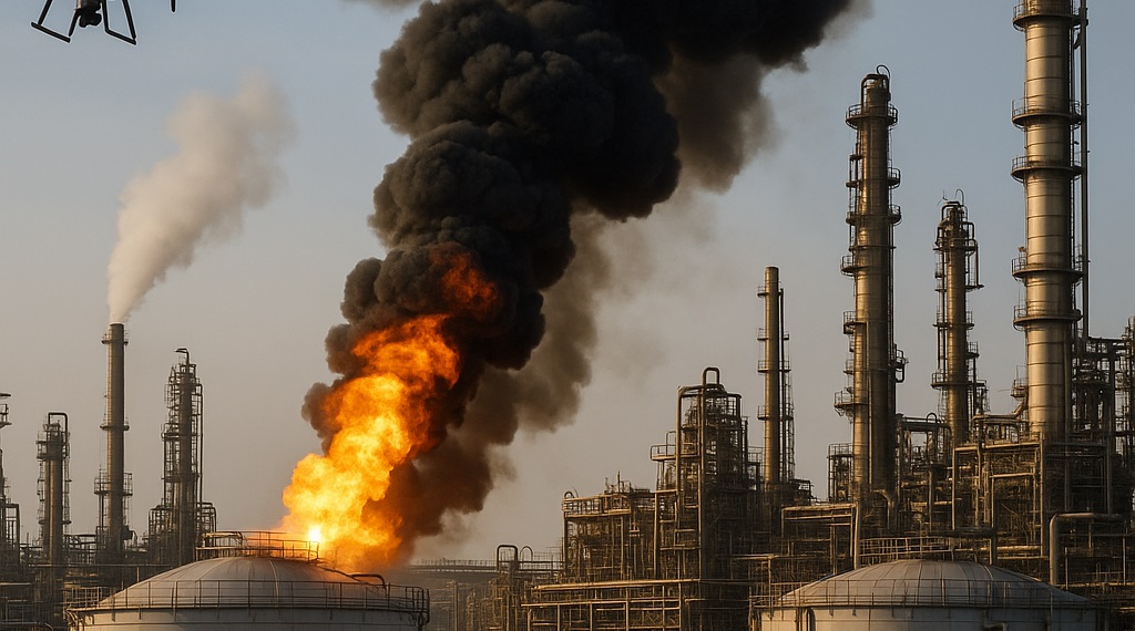 hutíes de Yemen atacan refinería de Aramco en Arabia Saudita hutíes de Yemen atacan refinería de Aramco en Arabia Saudita