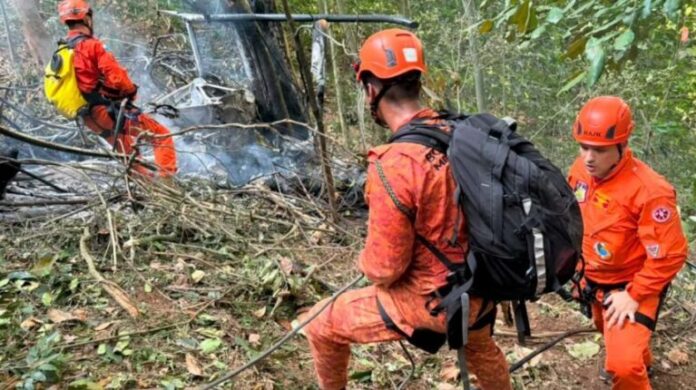 Brasil: accidente aéreo en Río de Janeiro de cuatro fallecidos Brasil: accidente aéreo en Río de Janeiro de cuatro fallecidos
