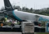 Avión de Amazon se estrella y prende fuego en aeropuerto de Miami Se estrella avión de Amazon en Miami