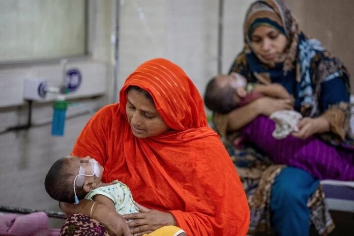 Brote de sarampión en Bangladés