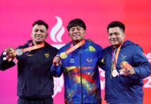 Jefa de Estado celebra récord mundial y oro de Ángel Rodríguez en Santa Fe 2026 Récord mundial