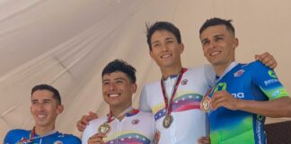 Tachirenses dominan Campeonato Nacional de Ciclismo de Ruta 2026