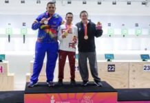 Abanderado Douglas Gómez sumó plata dorada para Venezuela en tiro olímpico de Santa Fe 2026