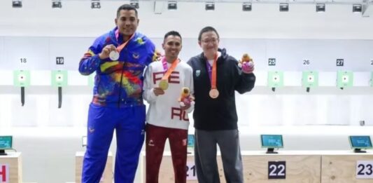 Abanderado Douglas Gómez sumó plata dorada para Venezuela en tiro olímpico de Santa Fe 2026