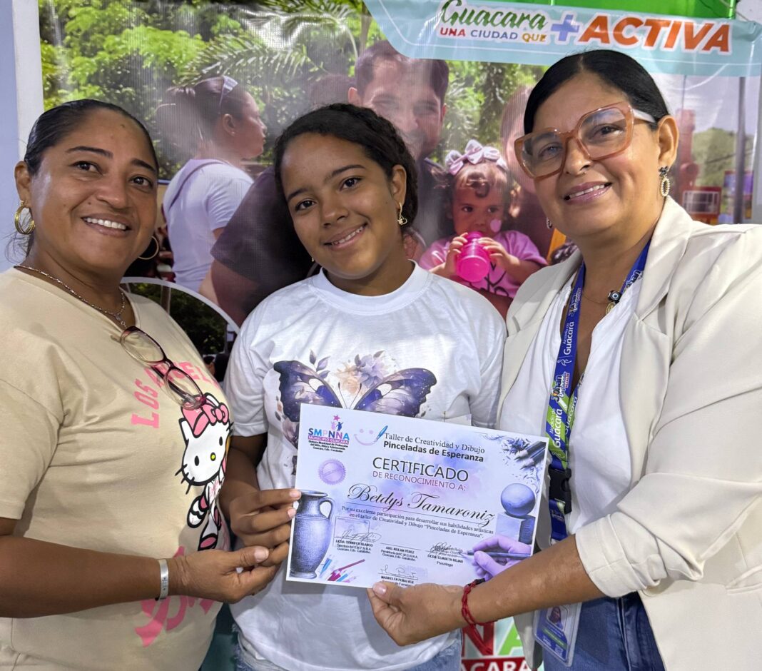 Guacara: Exitoso Cierre del Taller Pinceladas de Esperanza taller Pinceladas de Esperanza
