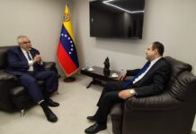 Venezuela recibe al nuevo embajador designado de Egipto