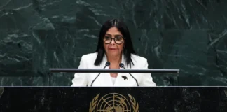 Delcy Rodríguez en la ONU