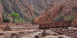 Crecida repentina en el Gran Cañón de EEUU deja daños importantes