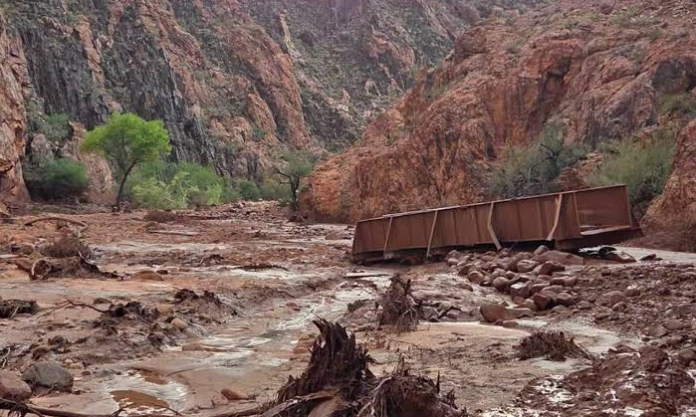 Crecida repentina en el Gran Cañón de EEUU deja daños importantes Crecida repentina en el Gran Cañón de EEUU deja daños importantes