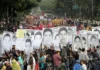 Marcha multitudinaria en México tras 12 años de los 43 desaparecidos de Ayotzinapa 43 desaparecidos de Ayotzinapa