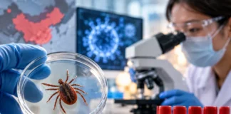 Virus peligroso transmitido por garrapatas
