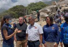 ministro para Obras Públicas, Juan José Ramírez-remoción escombros La Guaira