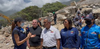 ministro para Obras Públicas, Juan José Ramírez-remoción escombros La Guaira