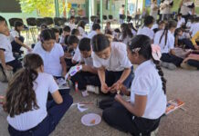 Enseñan sobre nutrición saludable a niños de E.B.N. «Eutimio Rivas» de La Candelaria taller de nutrición