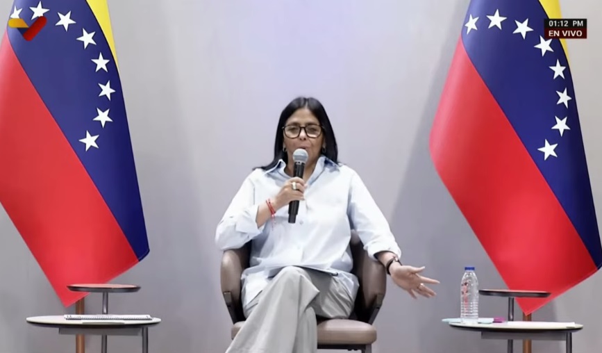 Delcy Rodríguez en vivo insumos estratégicos China Delcy Rodríguez en vivo insumos estratégicos China