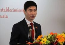 Embajador de China en Venezuela Lan Hu