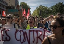 Protestas estudiantiles se extienden por toda Francia (+Fotos)