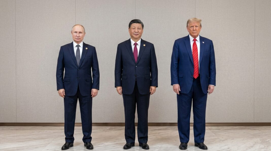 Putin Xi y Trump Putin Xi y Trump