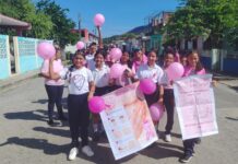Caminata en Patanemo por el Día de la Prevención contra el Cáncer de Mama