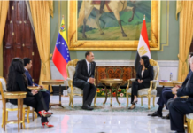 Presidenta Rodríguez recibe cartas credenciales del nuevo embajador de la República Árabe de Egipto presidenta-recibe-cartas-credenciales
