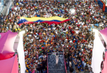 Carabobeños reciben Delcy Rodríguez
