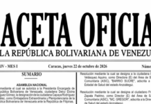 Gaceta Oficial criterios contribuyentes