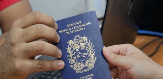 Precios del pasaporte Saime