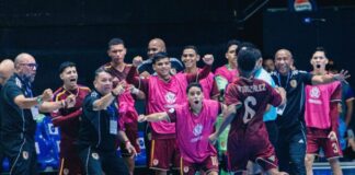 Futsal Vinotinto vence a Paraguay 3-2 y avanza a la fase final del torneo