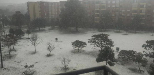 lluvia de granizo-Bogotá