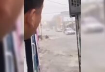 Rescatan a motociclista