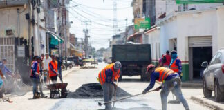 Alcaldía de Guacara asfalto