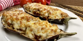 Prepara berenjenas rellenas de atún al horno