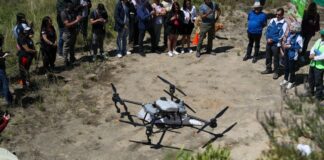 crean-plan-de-reforestacion-con-un-dron