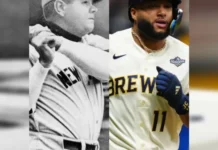 Chourio iguala record del Bambino Ruth con 10 hits en 4 juegos de la Serie Mundial
