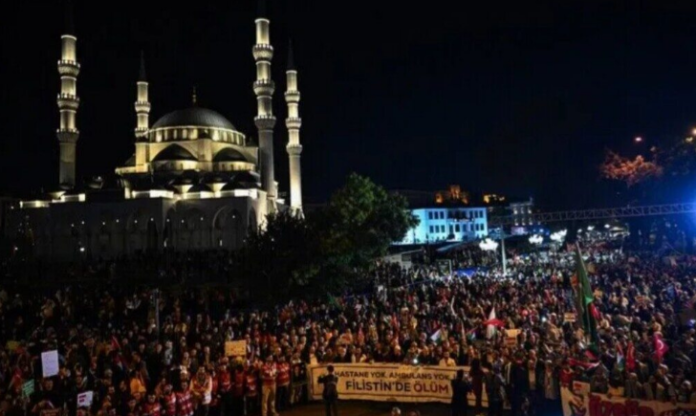 Turquía: Miles de personas marchan en solidaridad con Palestina Turquía: Miles de personas marchan en solidaridad con Palestina
