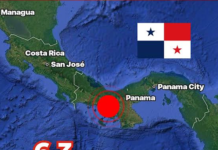 Este lunes reportaron replica de 6.3 en Panamá Este lunes reportaron replica de 6.3 en Panamá