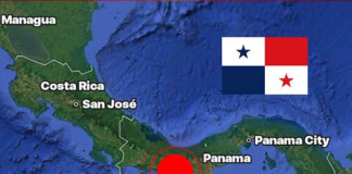 Este lunes reportaron replica de 6.3 en Panamá