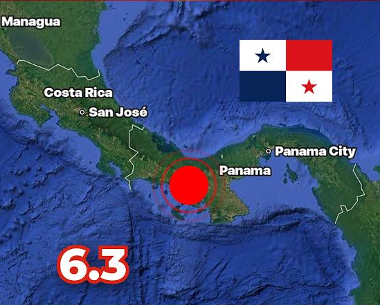 Este lunes reportaron replica de 6.3 en Panamá