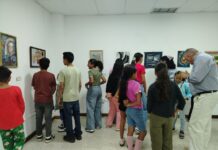 «Puntadas por la Paz»: Conoce los rostros que le dan vida a obras extrapictóricas exposición artística