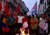 Sindicatos ecuatorianos marcharon contra la gestión de Daniel Noboa sindicatos ecuador protestas