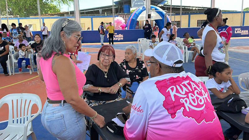 Ruta Rosa atendió a más de 4 mil familias en Los Guayos ruta rosa